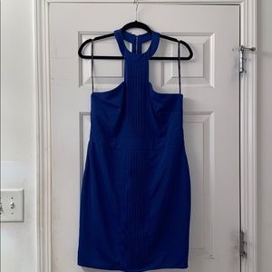 Blue Halter Dress